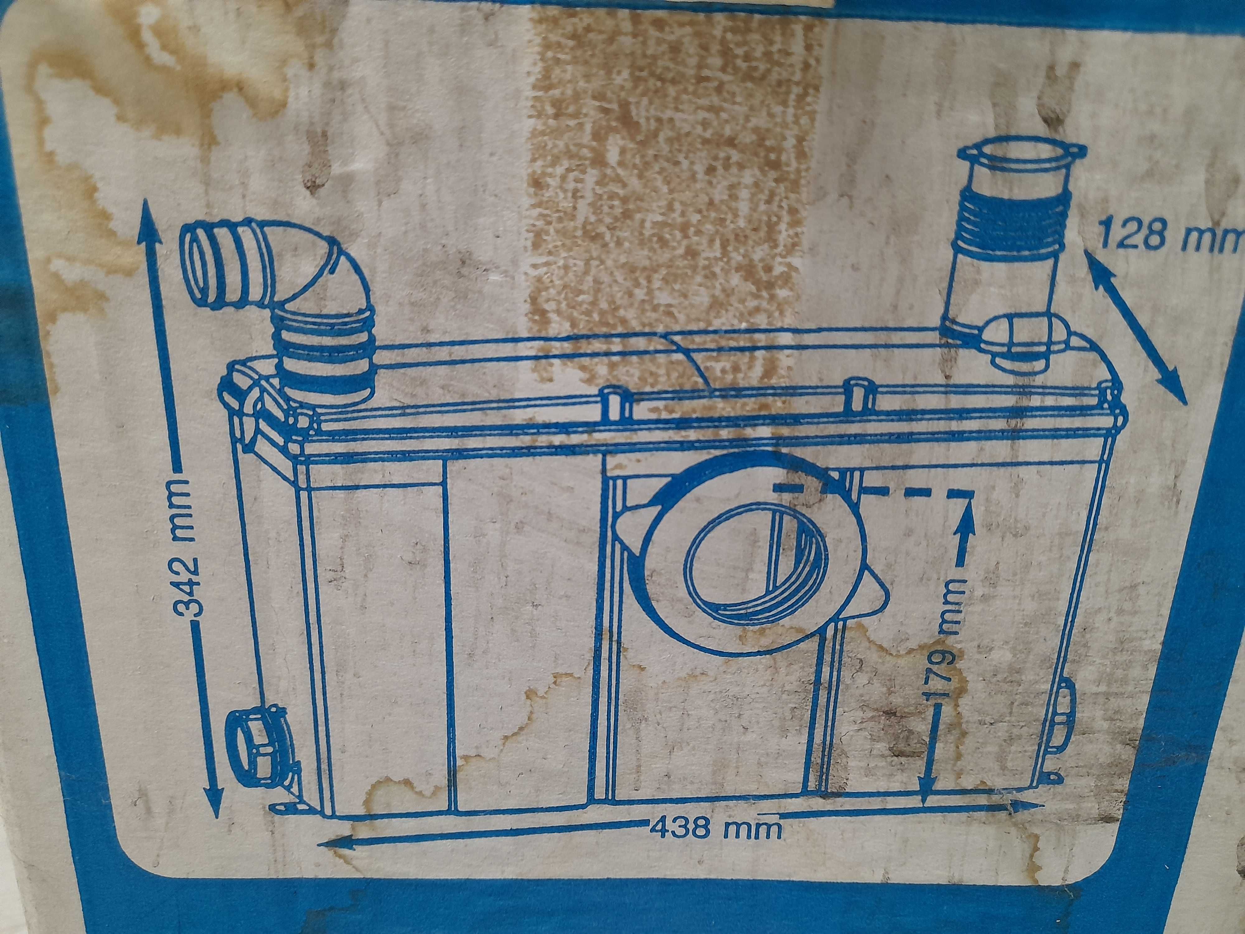 Admiral przepompownia pompa 230V 50Hz 500W  IP44 rozdrabniarka wc