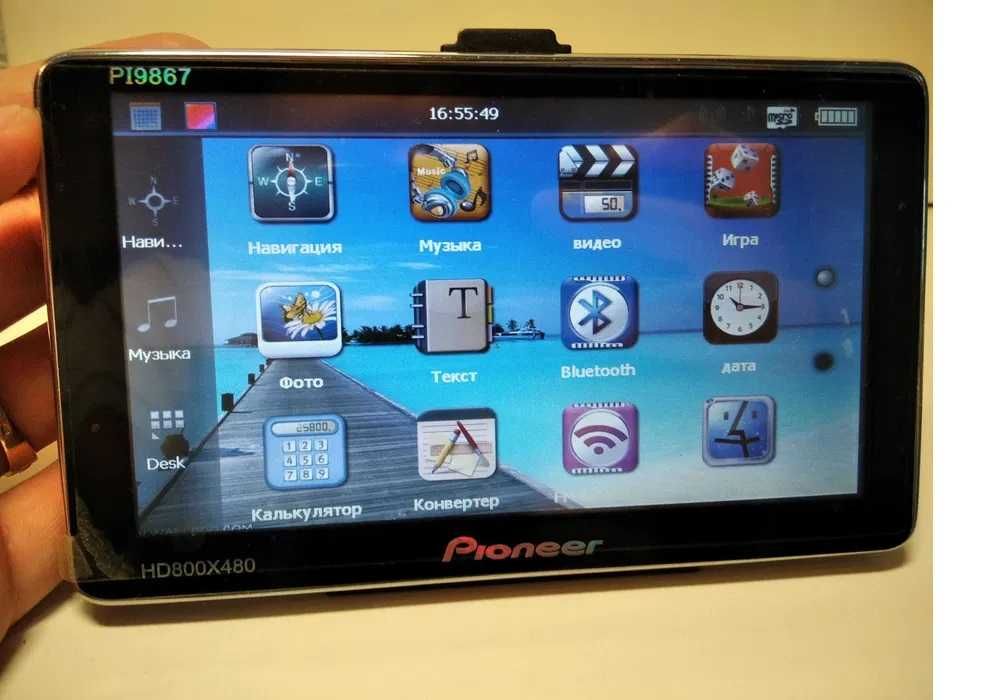 GPS навігатор Pioneer 7 дюймів HD. Грузовий. Європа + Україна! 2025р