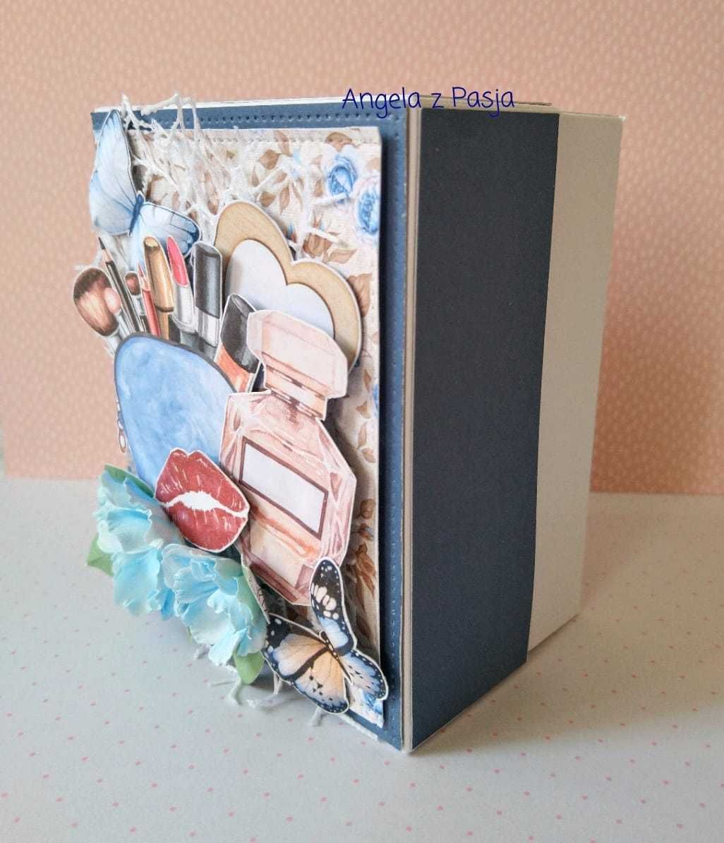 Pudełko na perfumy Scrapbooking