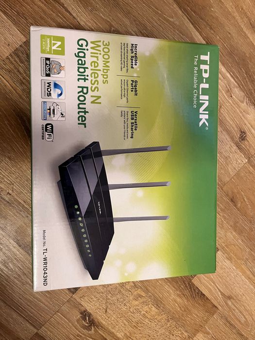 Sprzedam router WiFi TP-LINK TL-WR1043ND (300Mbps, Gigabit, 3 anteny)