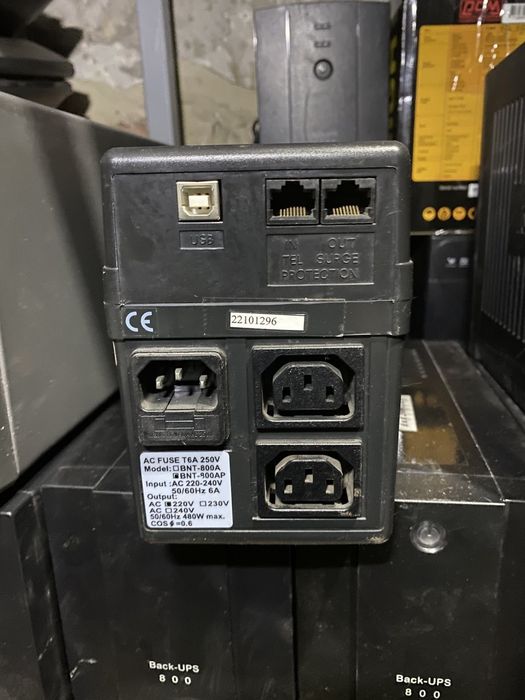 Б/В ДБЖ Powercom BNT-800AP — 800ВА / 480Вт Без акумулятора