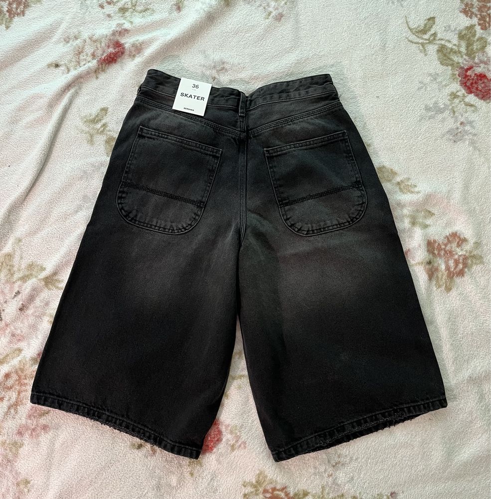 Bershka skater shorts bermuda, широкі шорти Bershka