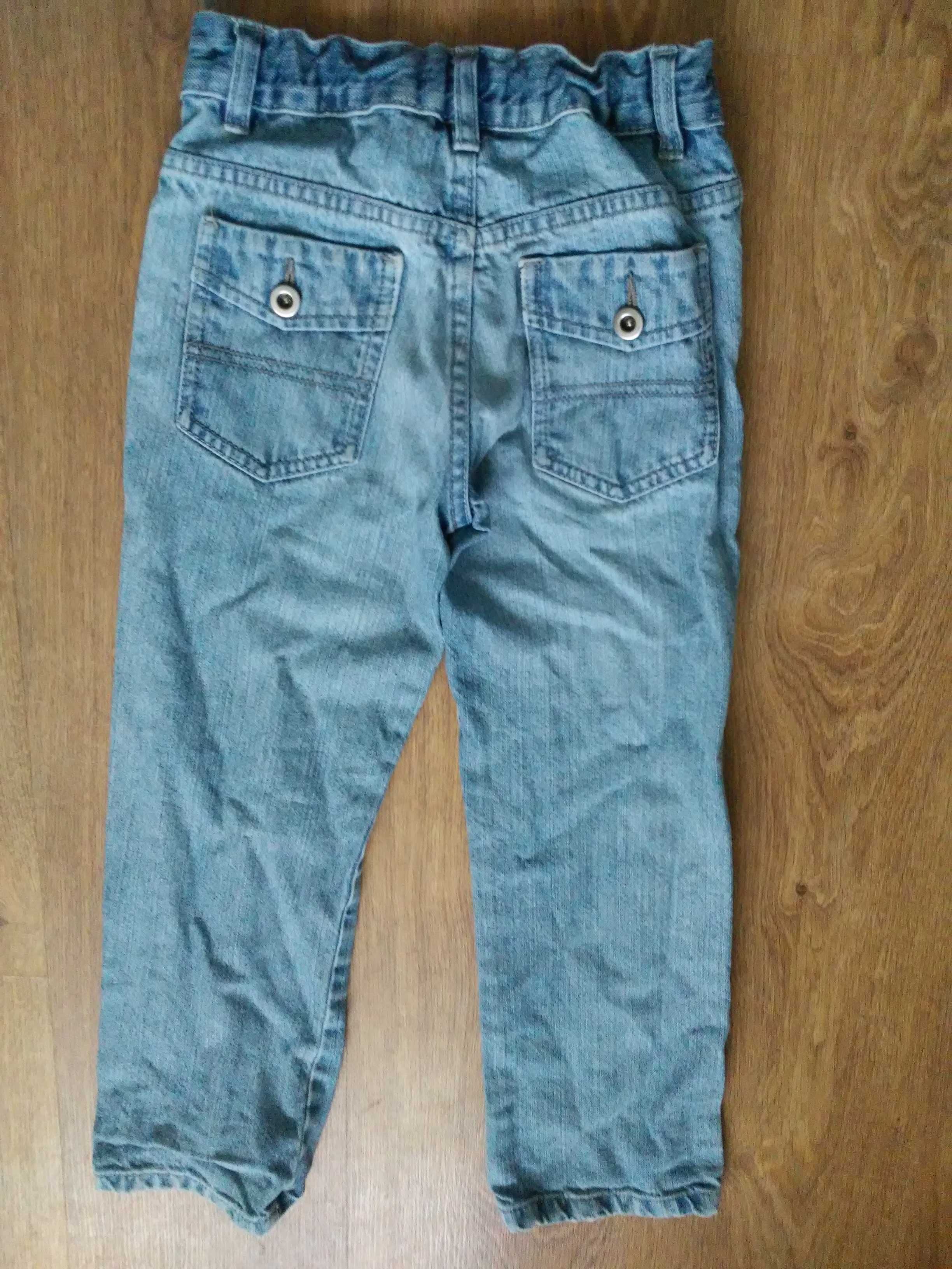 Spodnie dżinsowe dla chłopca 116 122 regulowane