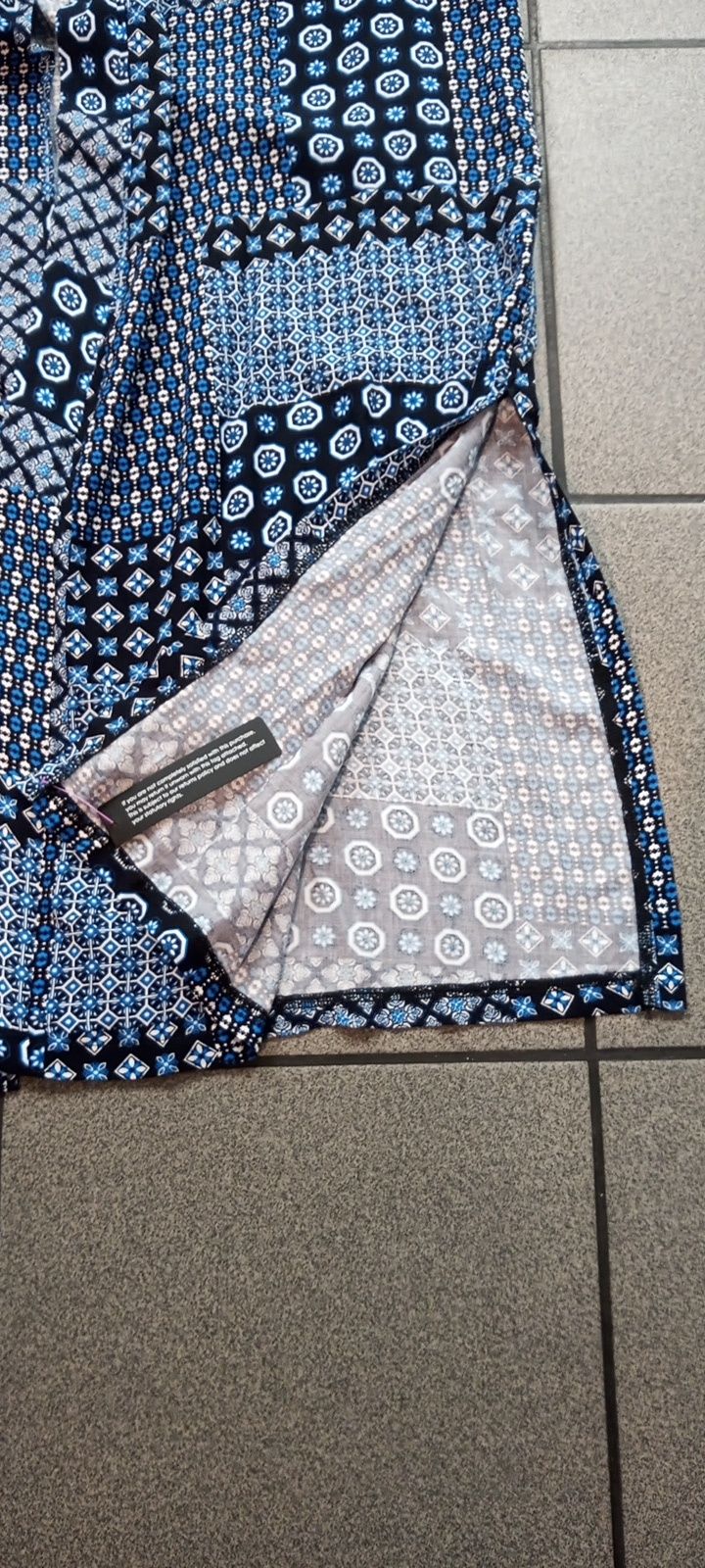 Patchworkowe kimono, 100% wiskoza, ROMAN Curve, rozmiar 48