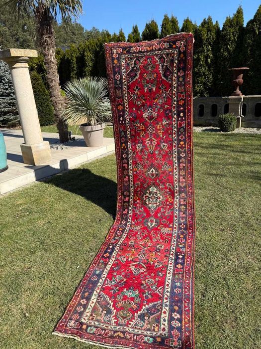 Chodnik wełniany dywan perski Iran Lilian Hamadan 320x86 galeria 8 tys