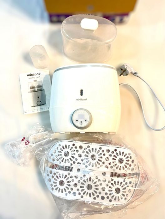 Podgrzewacz- sterylizator, 2 butelki, super dla Bliźniąt, Miniland