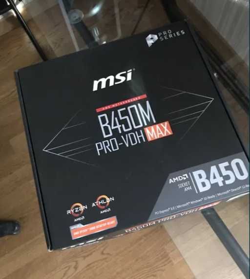 Материнская плата MSI B450M PRO-VDH MAX