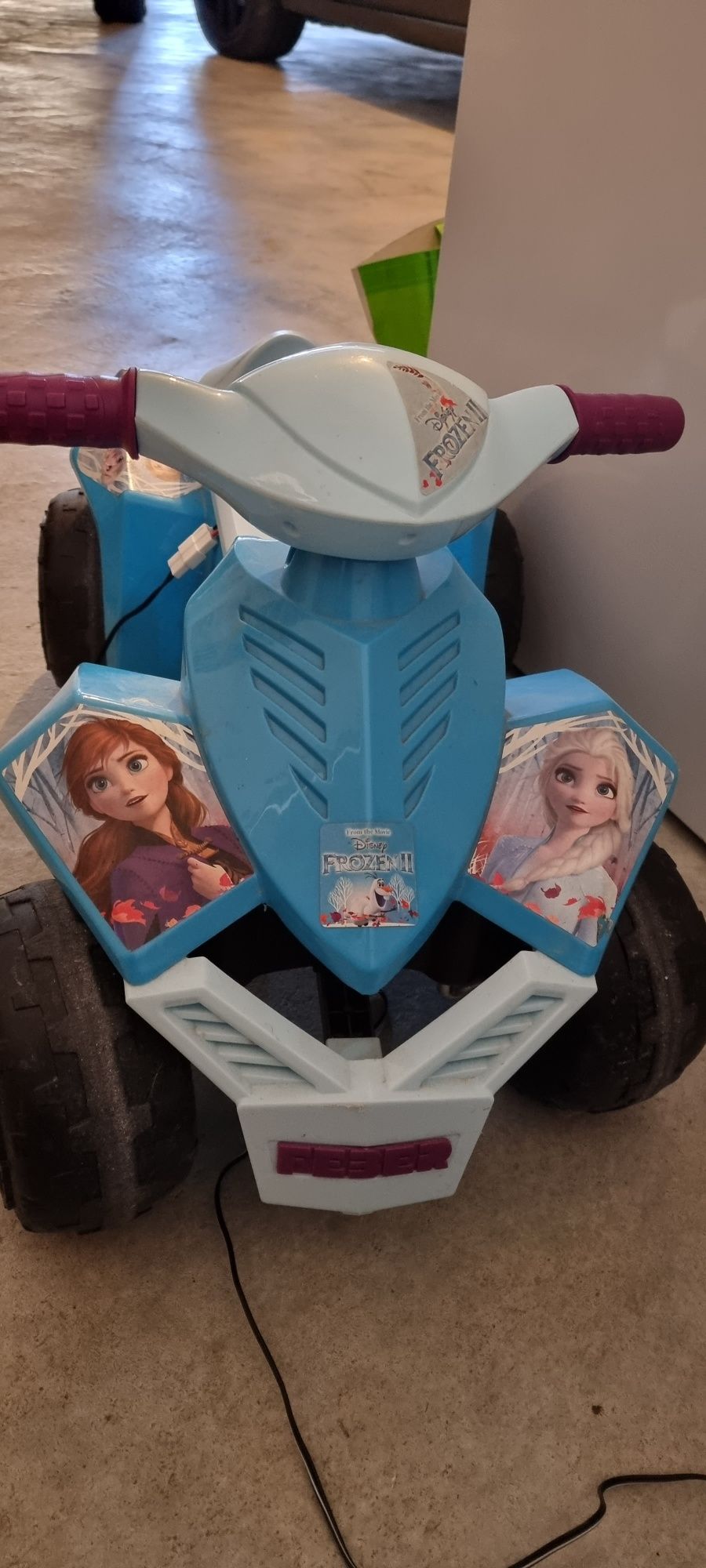 Moto 4 a bateria para menina 1 ou 2 anos