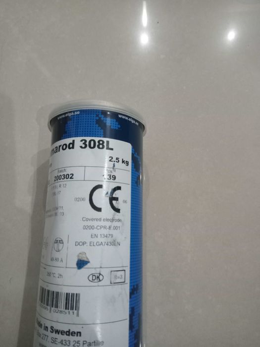 Elektrody do stali nierdzewnej 308L op. 2,5 Kg.