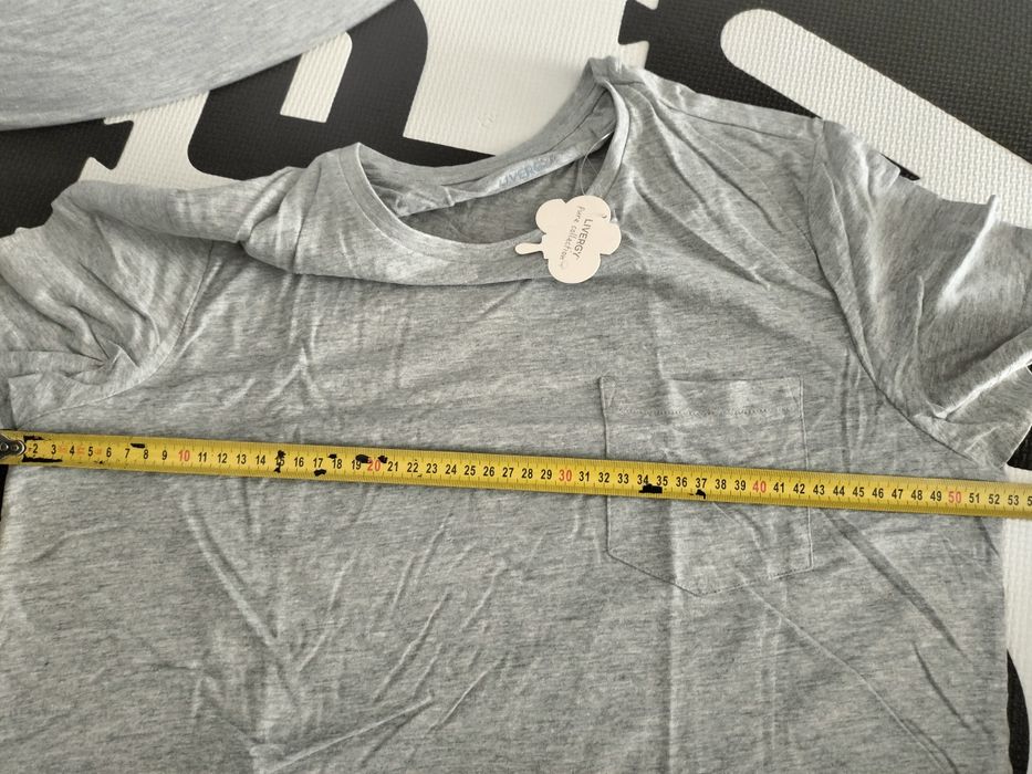 T-Shirt / Koszulka - Livergy - szara - rozm M 48/50