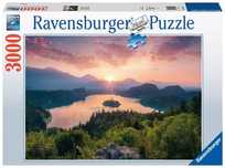 Puzzle 3000 elementów. Jezioro Bled, Słowenia. Ravensburger