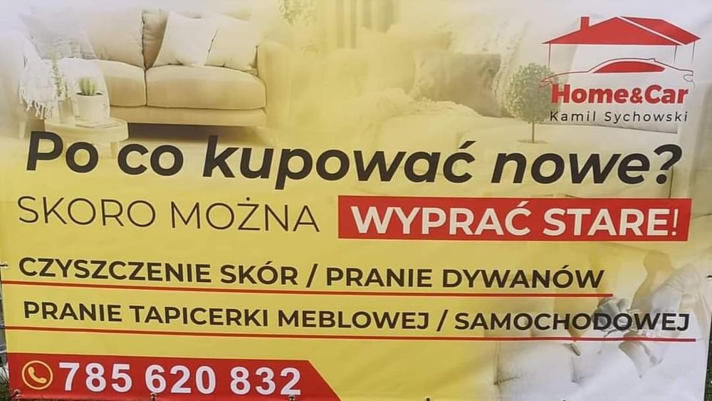 Pranie tapicerki meblowej , samochodowej , pranie dywanów/wykładzin
