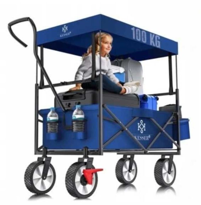 Wozek składany z daszkiem dla dzieci spacerowy