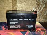 Свинцово-кислотный аккумулятор AGM 12v 7.5Ah