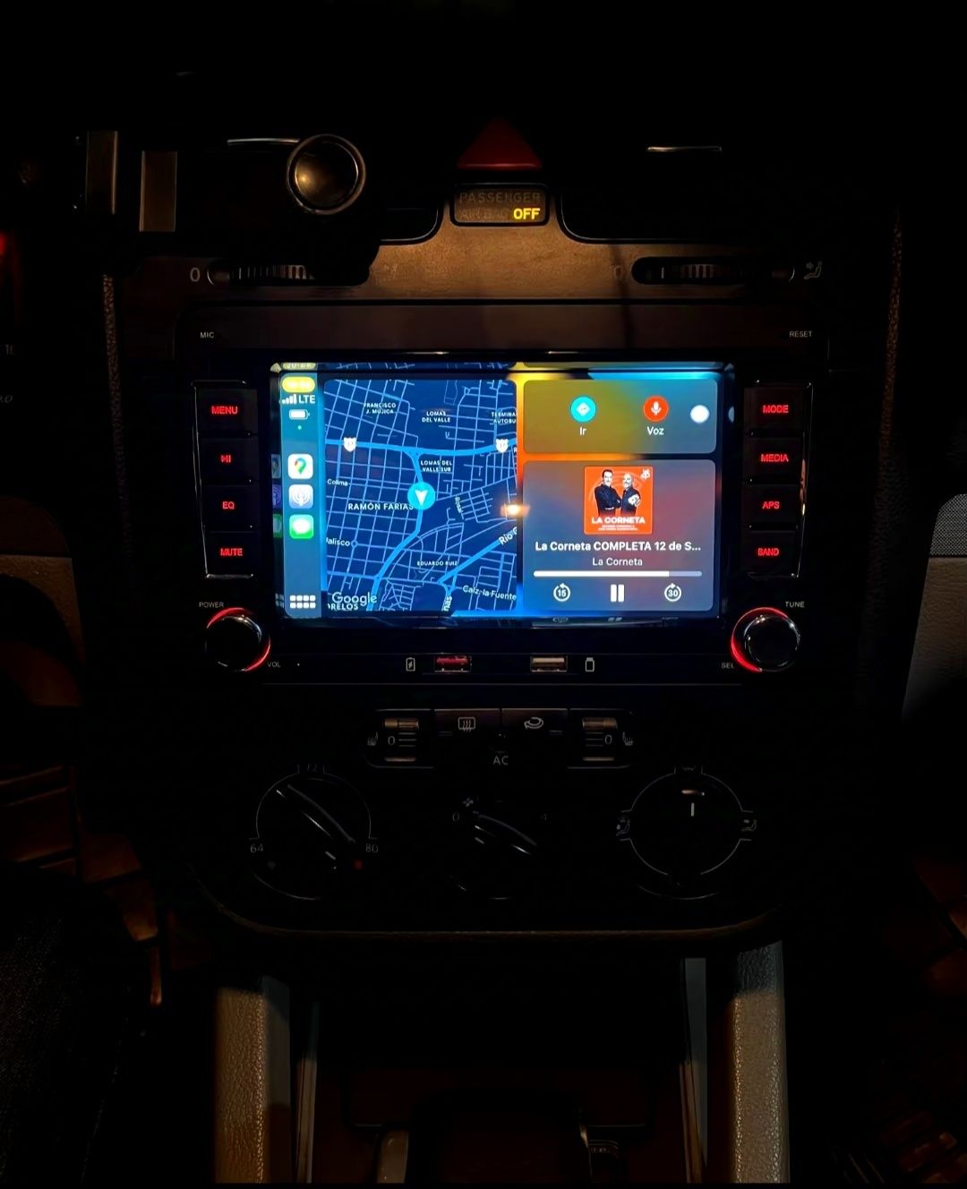 Radio Android 2din carplay bluetooth VW Audi Skoda passat golf Tiguan
