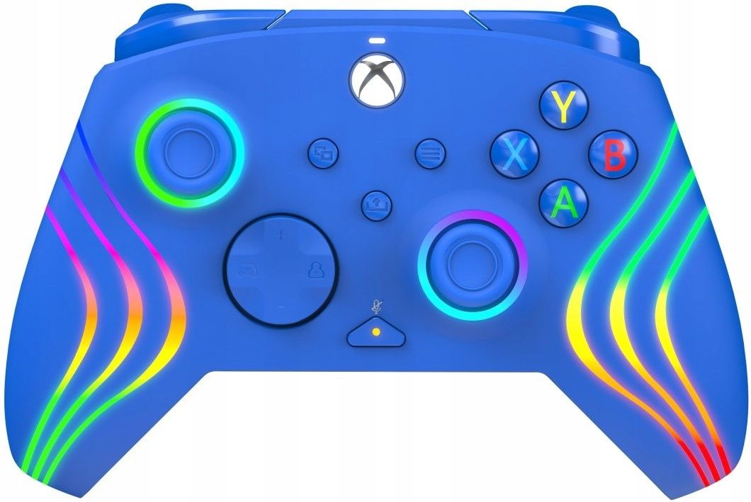 pdp pad przewodowy afterglow wave - niebieski pc xs xo xbox series one