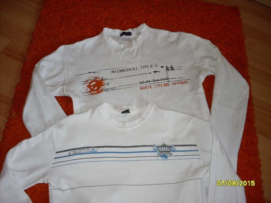 t-shirt podkoszulka męska z długim rękawem M/L komplet