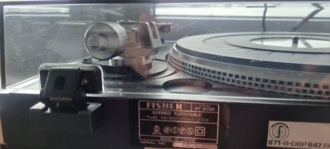 gramofon  Fisher MT 6330 vintage