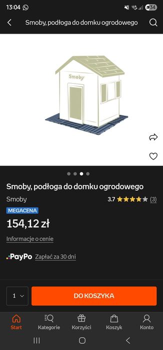 Domek Smoby lodziarnia