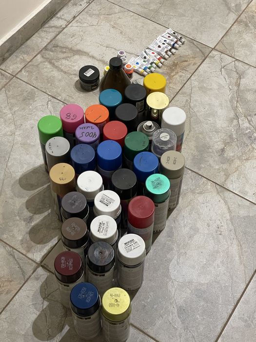 Срочно Аэрозольная краска ,автокраска ,балончики ,универсалные краски