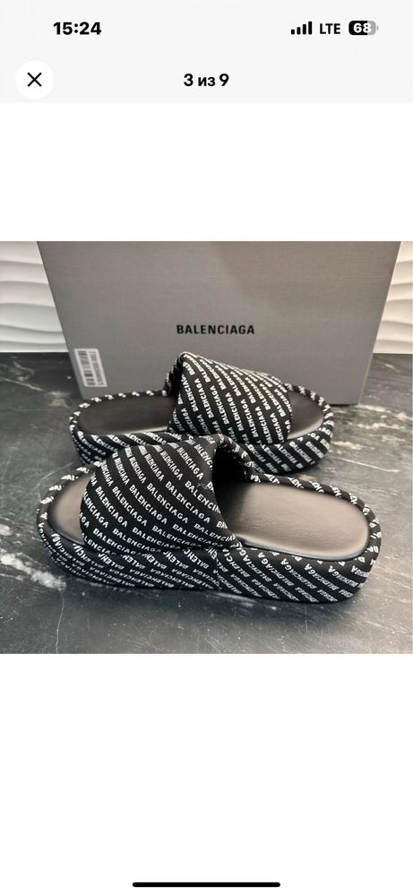 Продам шлепки,слайды,сандали,тапки Balenciaga ,оригинал,р.40