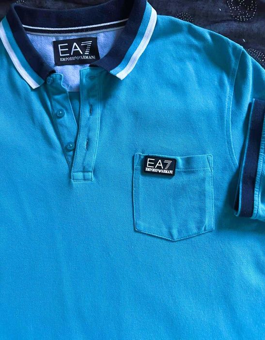 Мужские футболки  поло лонгслив Armani