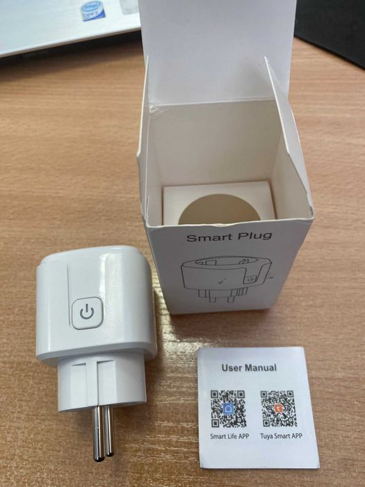 SMART РОЗУМНА Wi-Fi Розетка Elivco 20А таймер/моніторинг споживан Tuya