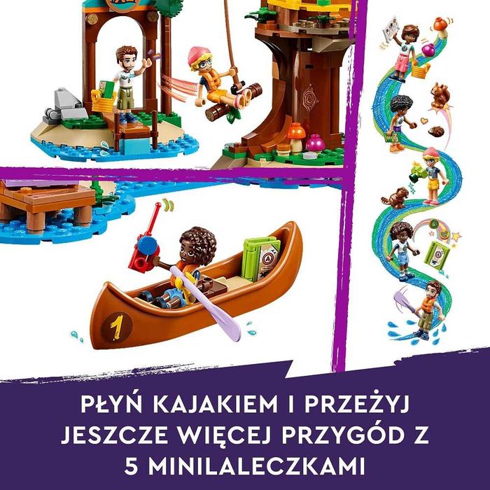 Klocki Lego Friends 42631 Domek na drzewie na obozie kempingowym
