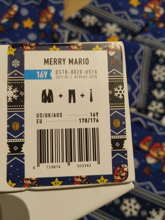 Opposuits garnitur Merry Mario Bros świąteczny