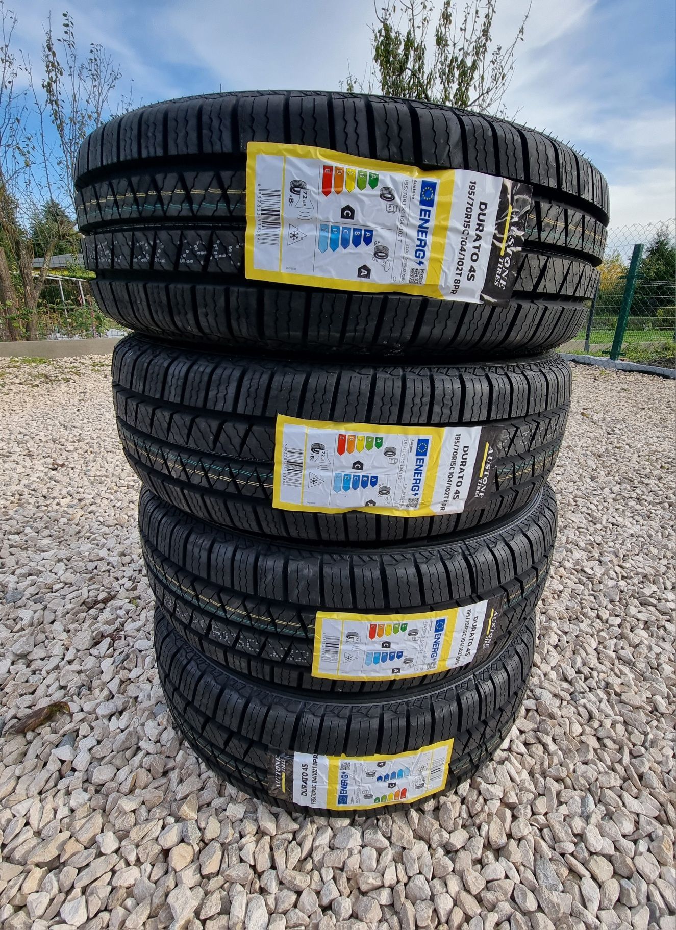 195/70R15 C * Nowe opony do BUS- a * Wielosezonowe * 2024 rok *Austone