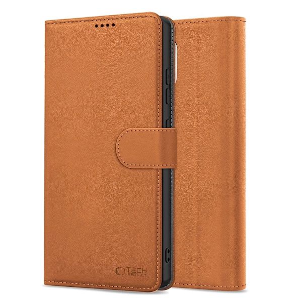 Tech-Protect Wallet Iphone Se 4/2025 Saddle Brown