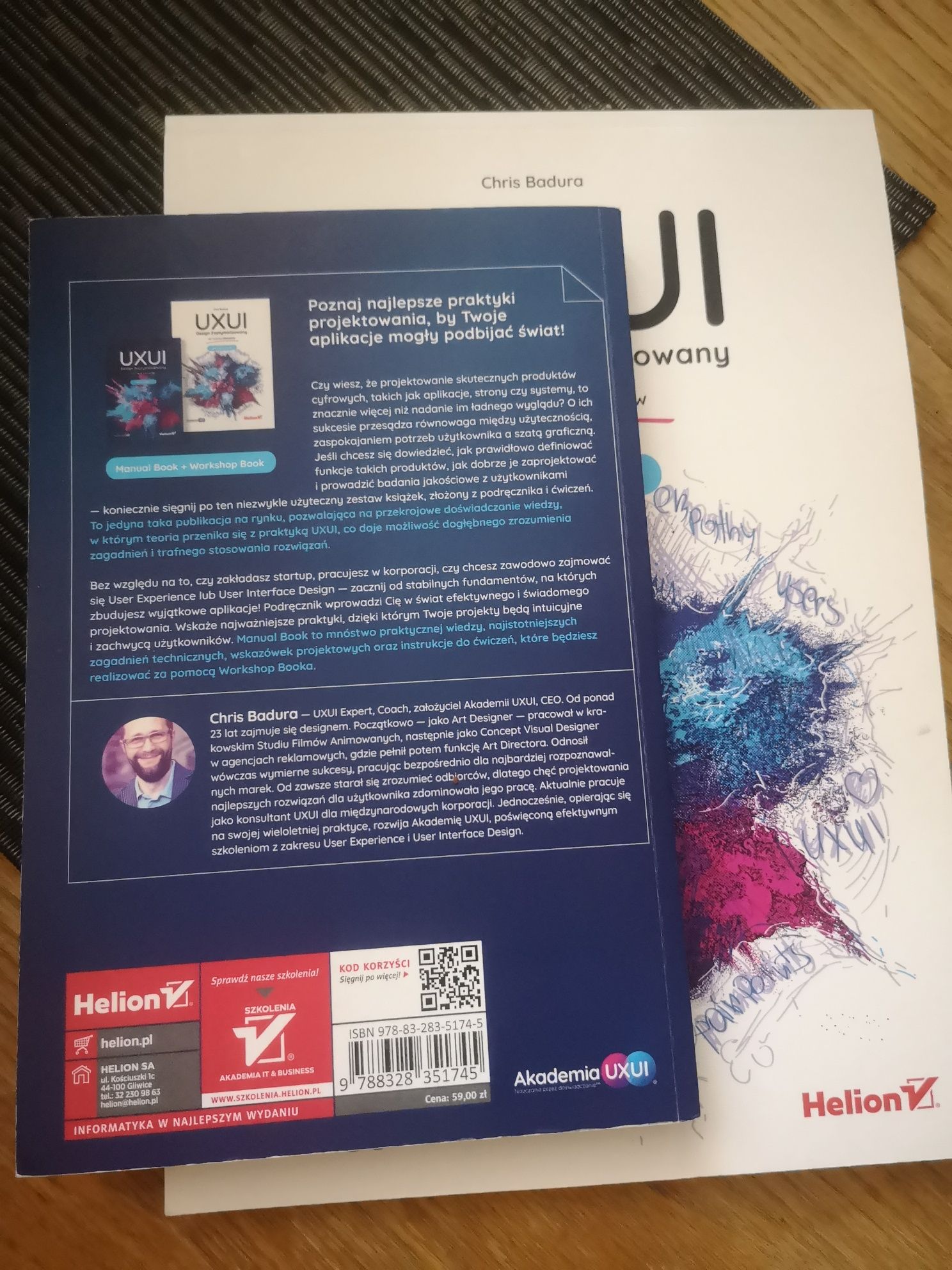 UX UI Design Zoptymalizowany Manual + Workshop Book, Chris Badura