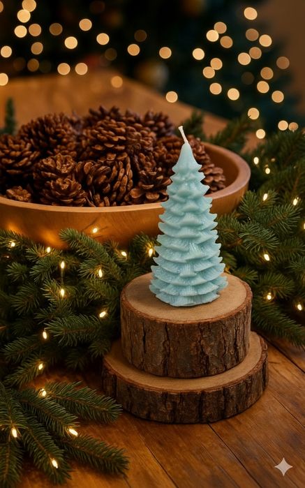 Świeczka świąteczna choinka