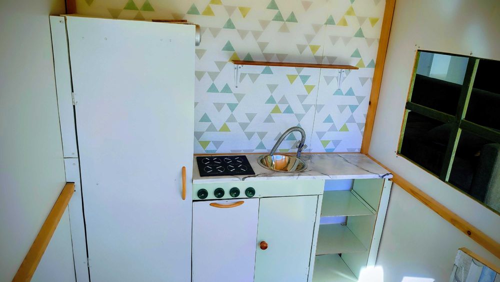 Casa de madeira com cozinha - brincar 1.20m*1.20m