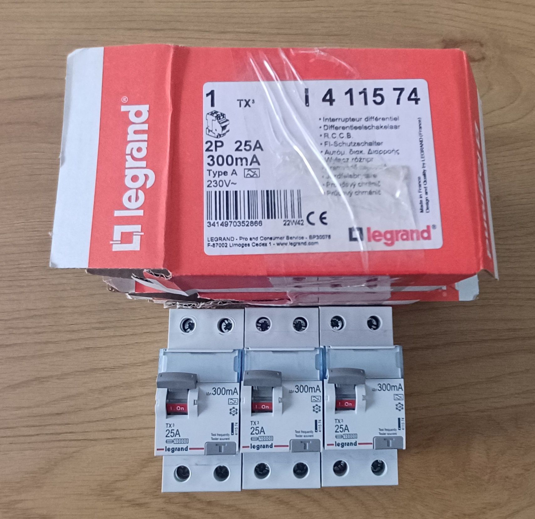Wyłącznik różnicowo prądowy Legrand TX 3