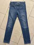 Levis spodnie damskie jeans M/L - 30 niebieskie, wysoki stan, logowane