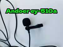 Петличний мікрофон Andoer ey-15a jack 3.5mm