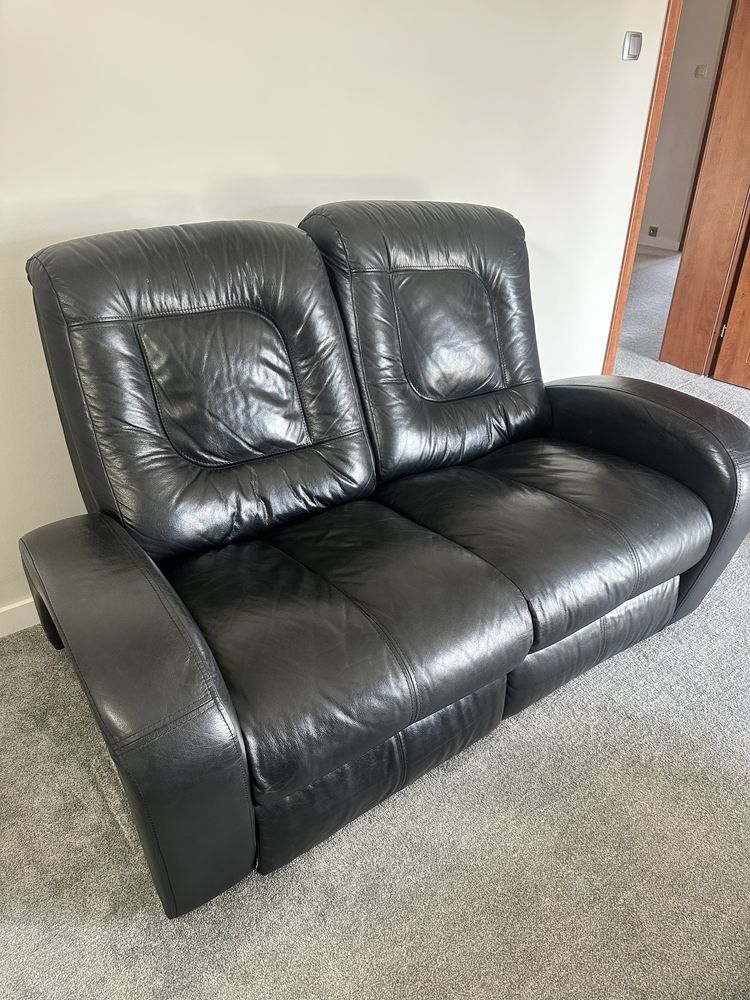 Sofa Kanapa fotele tozkladane z funkcją relax skora