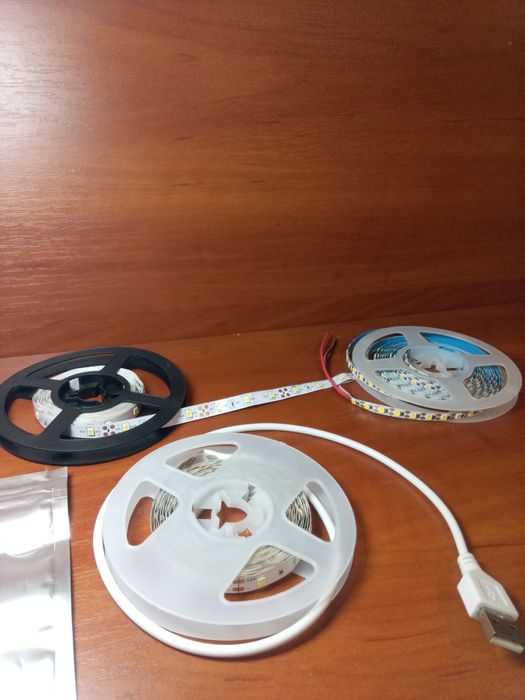 Светодиодная лента, лед LED лента 5v,12v, 5вольт, и 12вольт