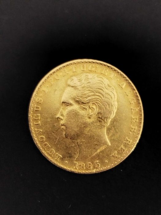 1865 - D. Luís I - 2000 Reis - Ouro
