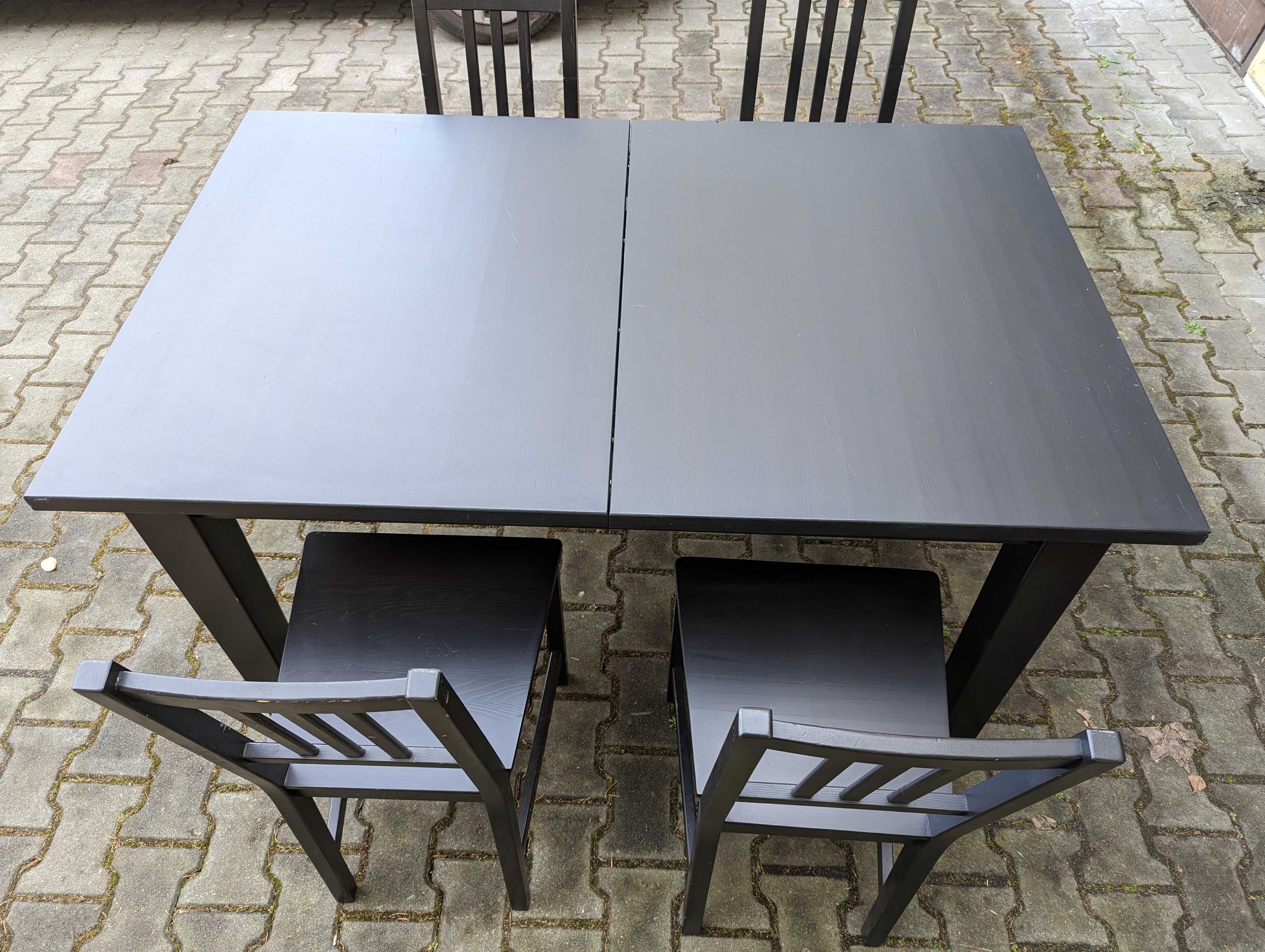 IKEA STRONAS - stół rozkładany - lite drewno