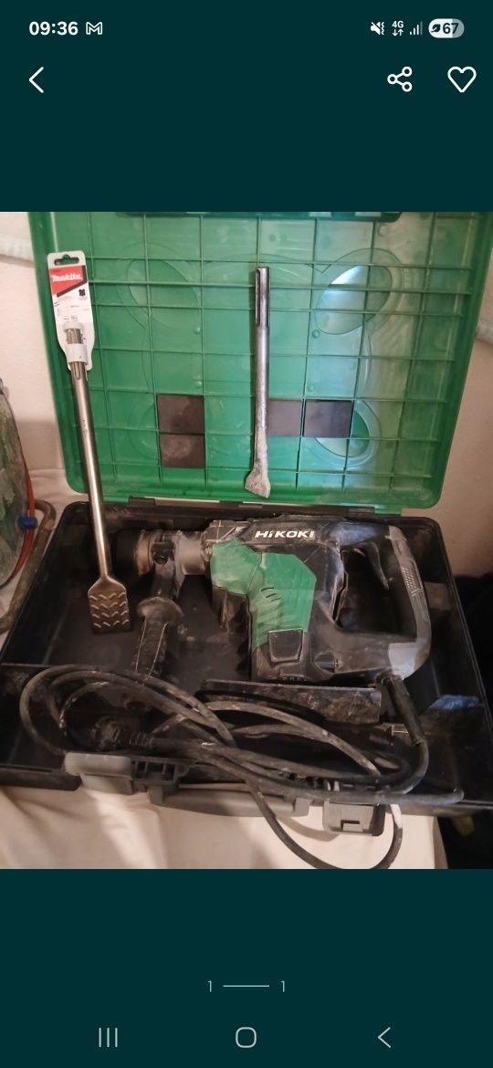 Bateria, compressor, rebarbadoura, Martelete