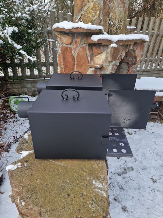 Palenisko do wędzarni, piecyk do wędzarni z blachy krzemowej XXL