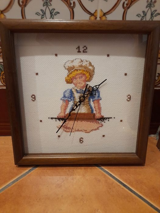 Relógio Único Ponto Cruz