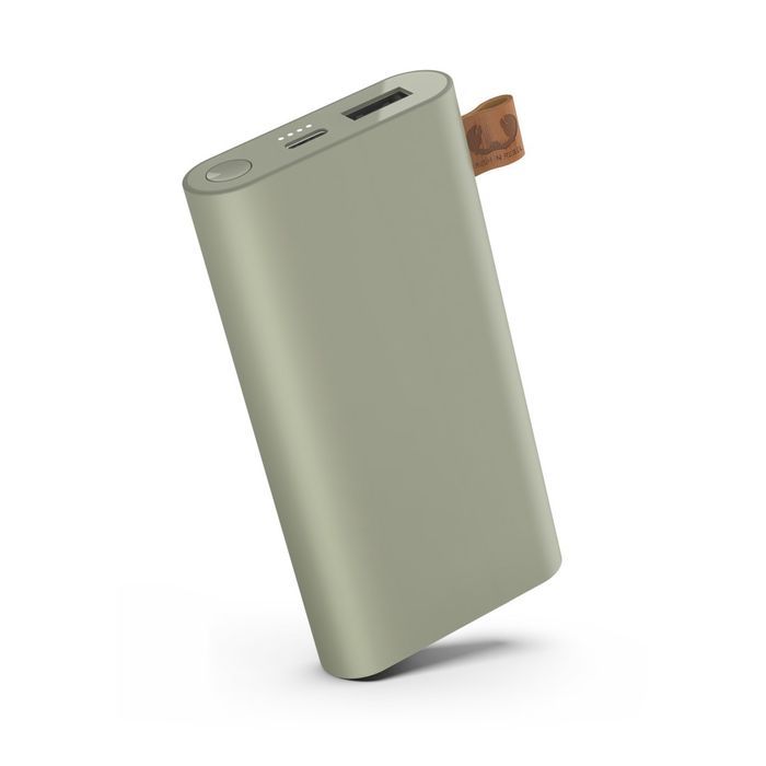 Fresh N Rebel powerbank 6000mAh USB-C dried green, zielony OUTLET