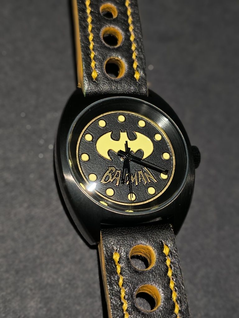 Zegarek męski BATMAN automatyczny custom Seiko mod