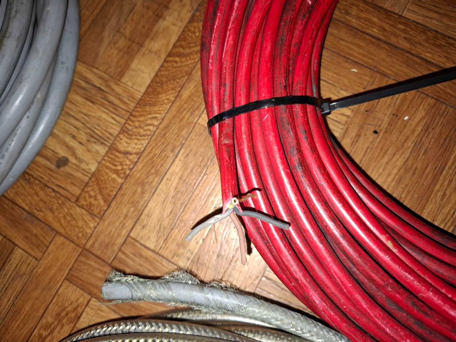 Kablel przewód elektryczny ozdobny w oplocie