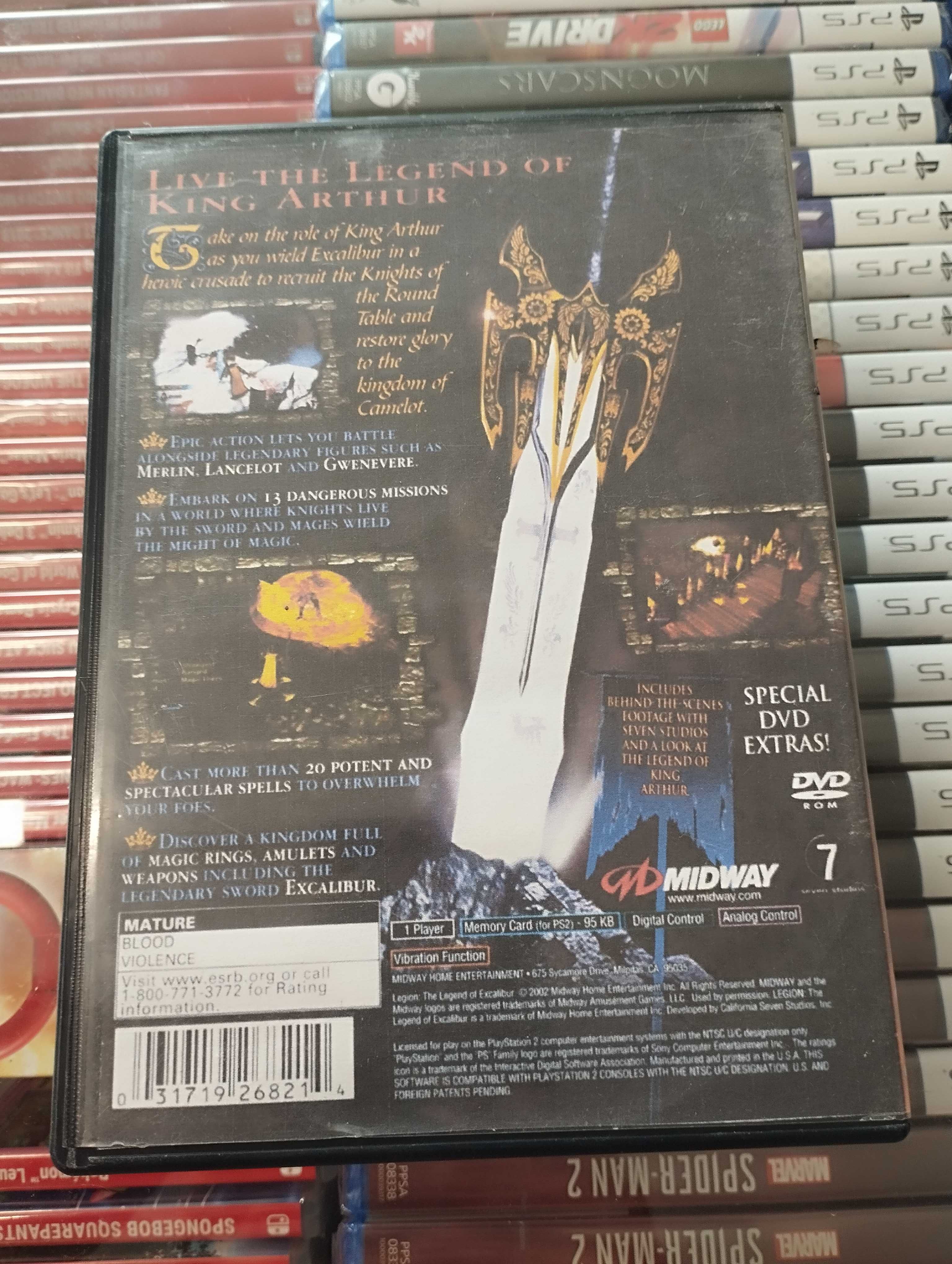 NTSC USA Legion: The Legend of Excalibur [PS2]