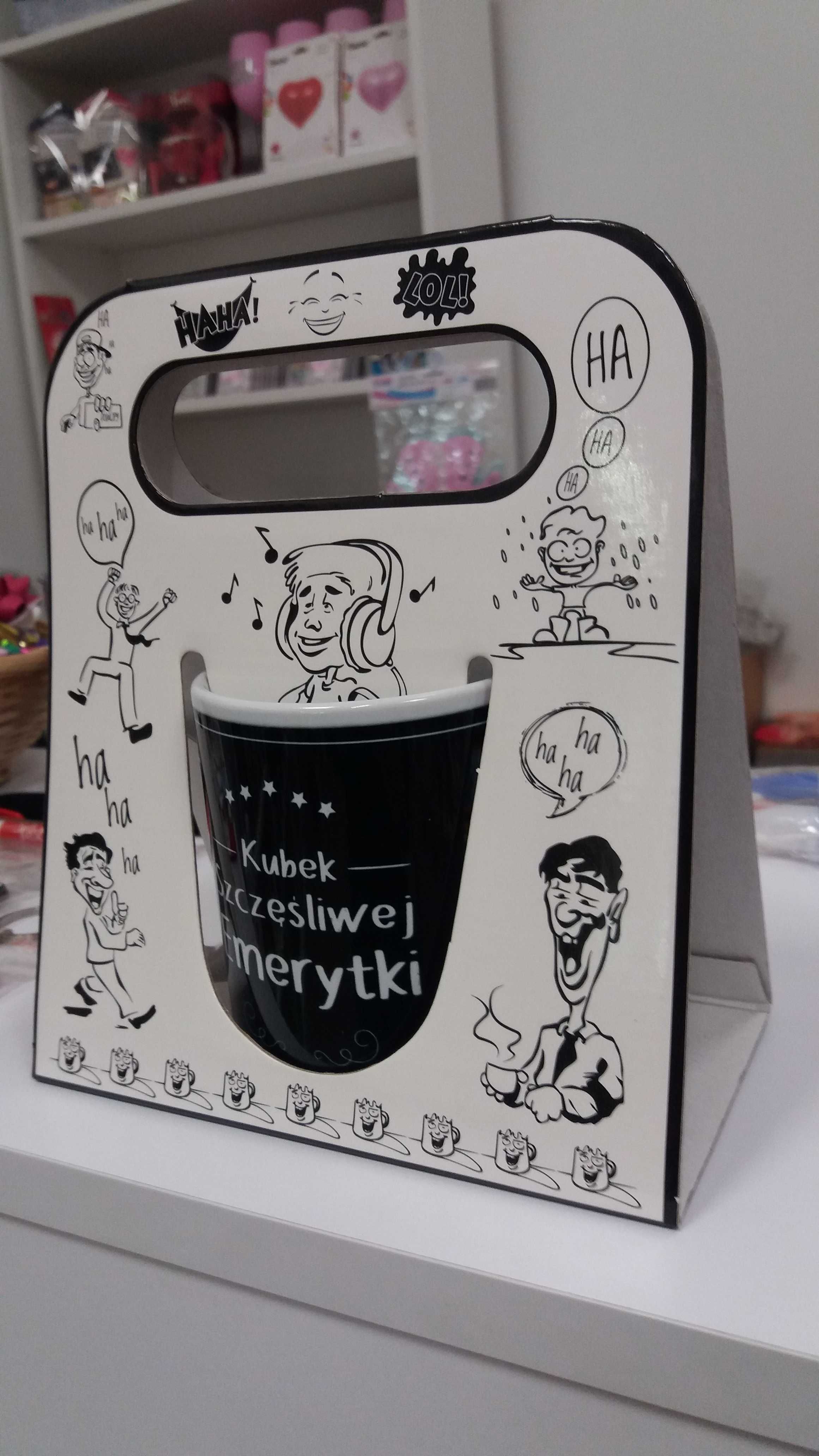 Kubek dla szczęśliwej Emerytki - super