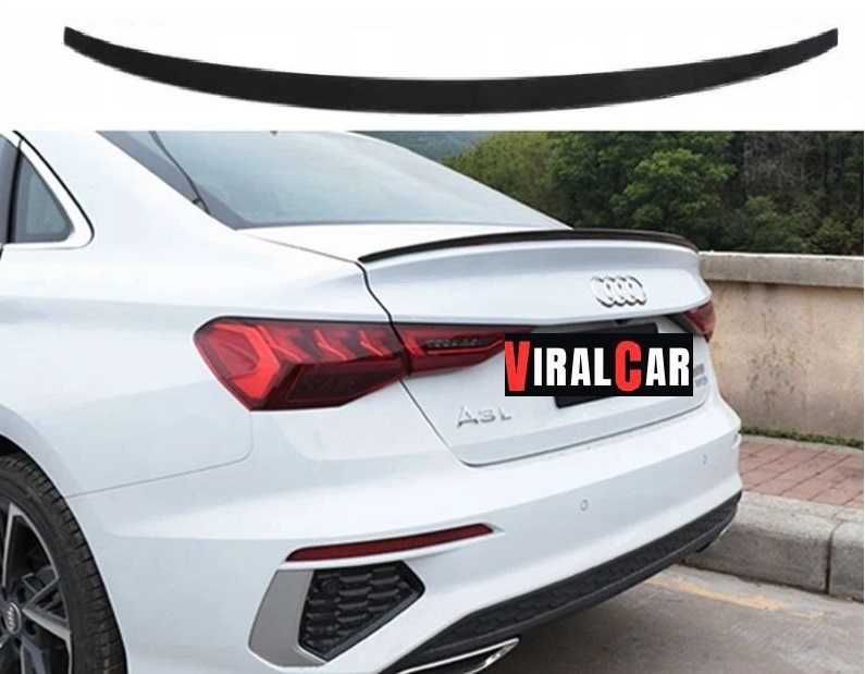 Spoiler Lotka Dokładka AUDI A3 S3 RS3 8Y CZARNY POŁYSK
